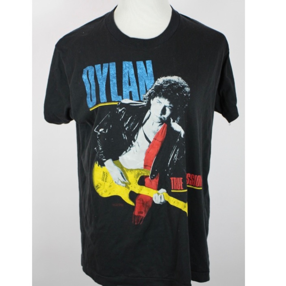 True Vintage 1986 Bob Dylan With Tom Petty Confessions Tour Tee Large